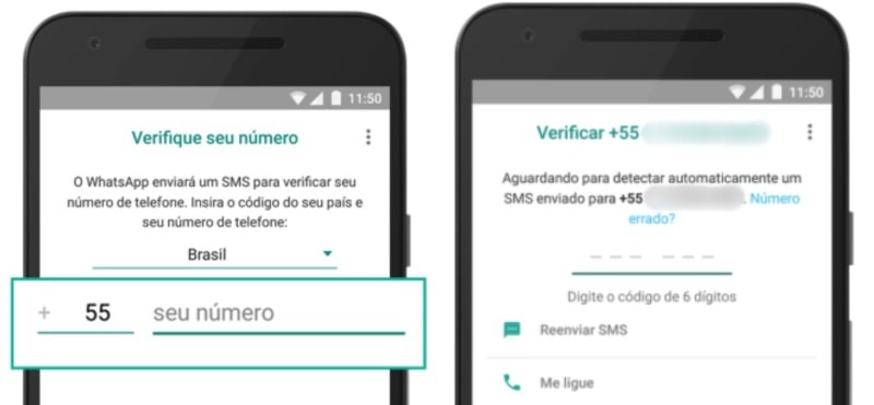 como criar conta no whatsapp
